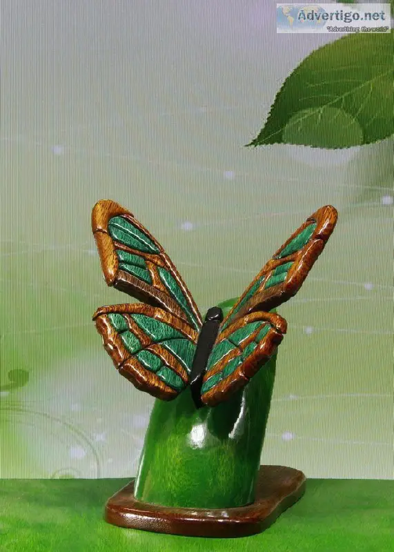 Painted Wooden Butterflies