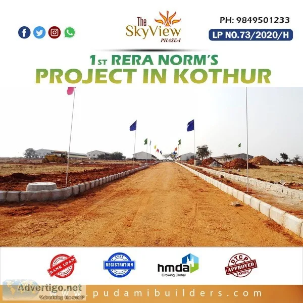 Best ideal investment in land at greater Hyderabad
