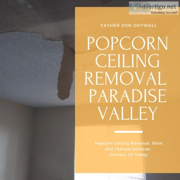 Remove Popcorn Ceilings Paradise Valley AZ
