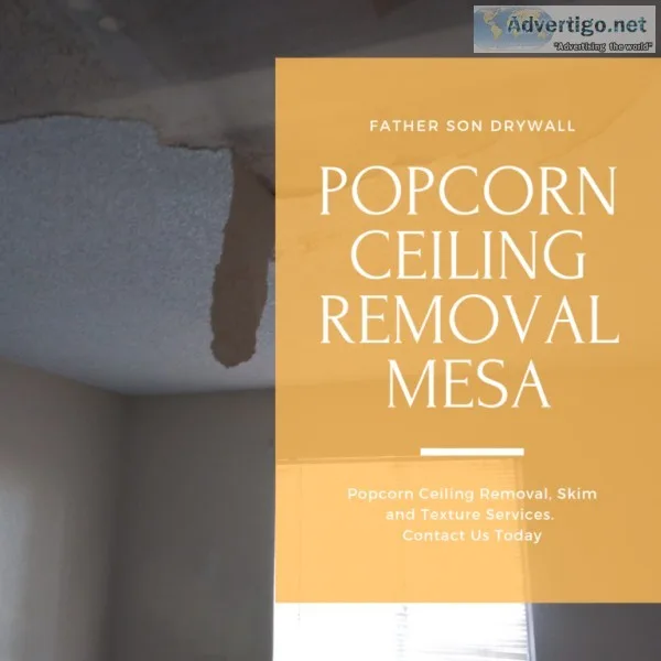 Remove Popcorn Ceilings Mesa AZ