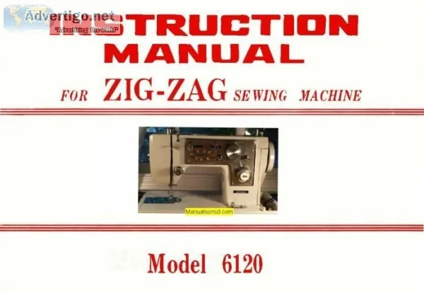 JCPenney &ndash Nelco 6120 Sewing Machine Instruction Manual