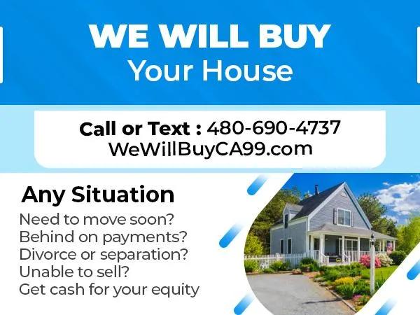 We Will Buy - Close Quickly For CASH