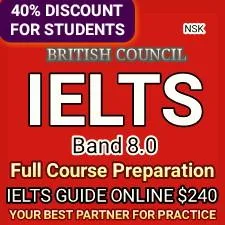 IELETS GUIDE 8 BAND. Full course Learn  from home online.