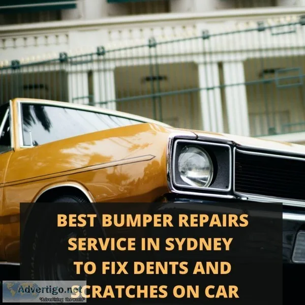 Best Bumper Repairs Service in Sydney to Fix Dents and Scratches