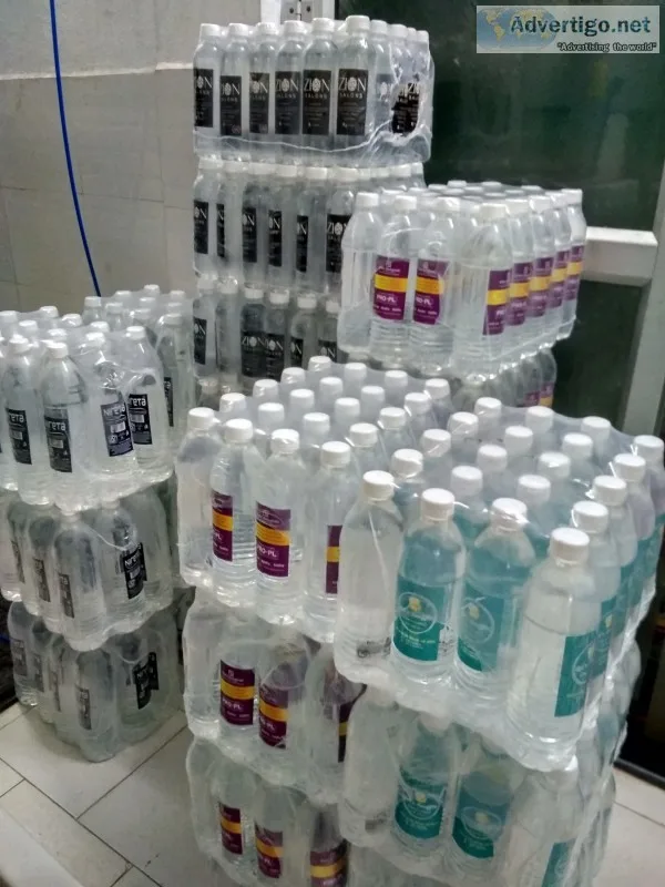 Customized private labelling in certified bottled water