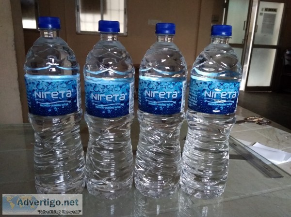 Certified bottled water