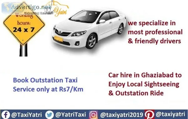 Book Taxi Service in Ghaziabad for Secure and Reliable Ride