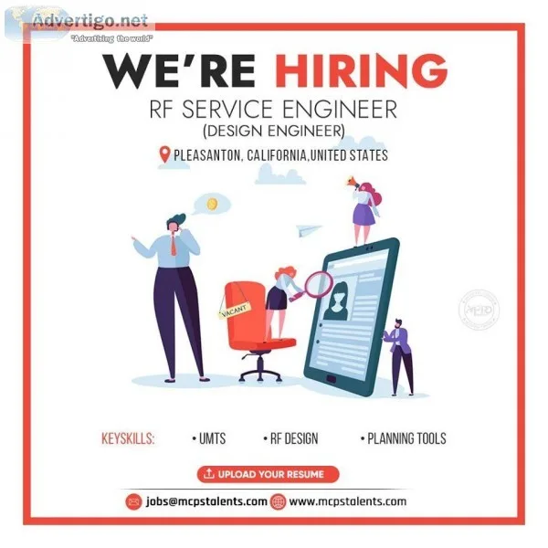 Hiring an RF Service Engineer (Design Engineer) in California