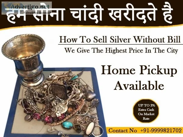 Cash for Silver  Silver Buyer In Gurgaon