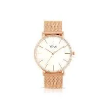 Athena White Leather Watch