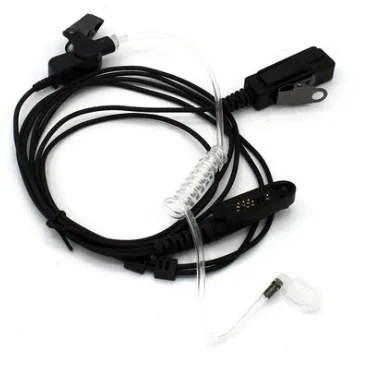 Earbud Base set with PTT button and microphone