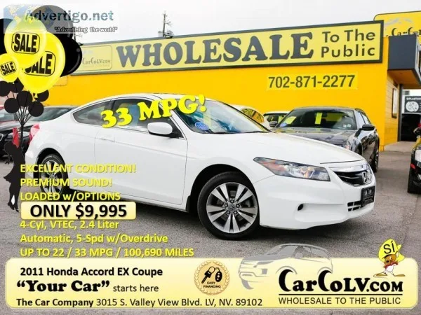 2011 Honda Accord EX Coupe 2D