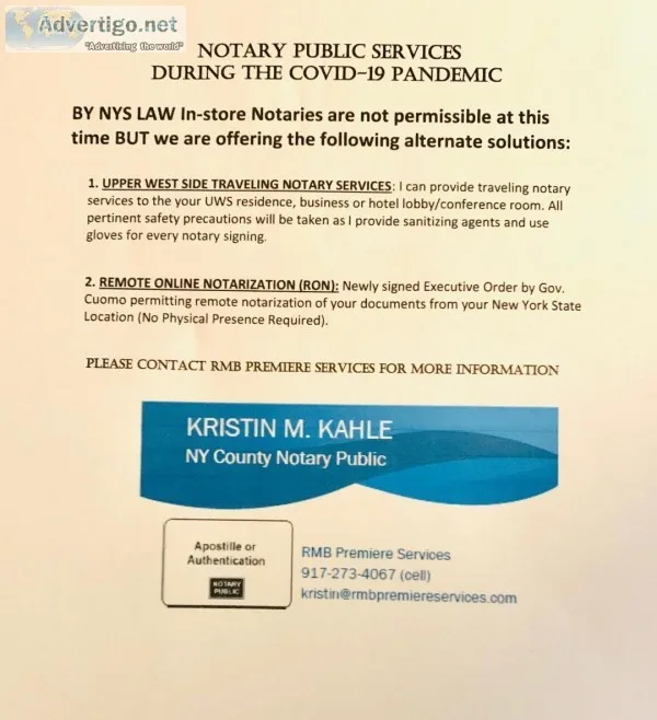 WESTCHESTER VIRTUAL NOTARY LEGALIZATION SERVICES (917-273-4067)