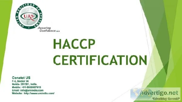 Get HACCP Certification in Bhavnagar