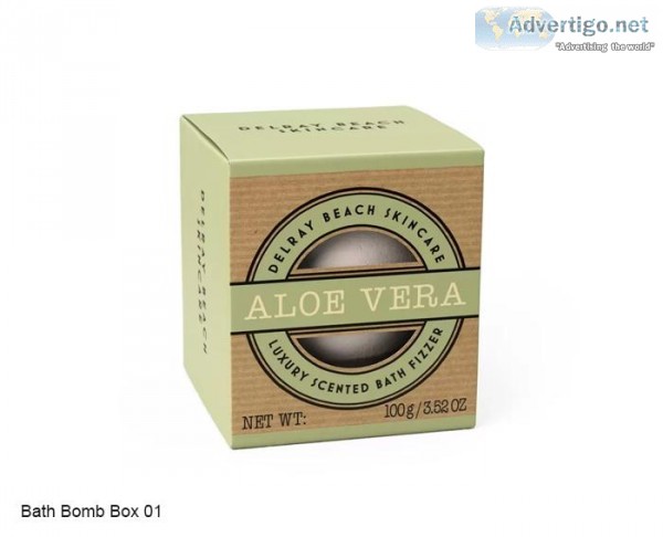 Custom bath bomb boxes
