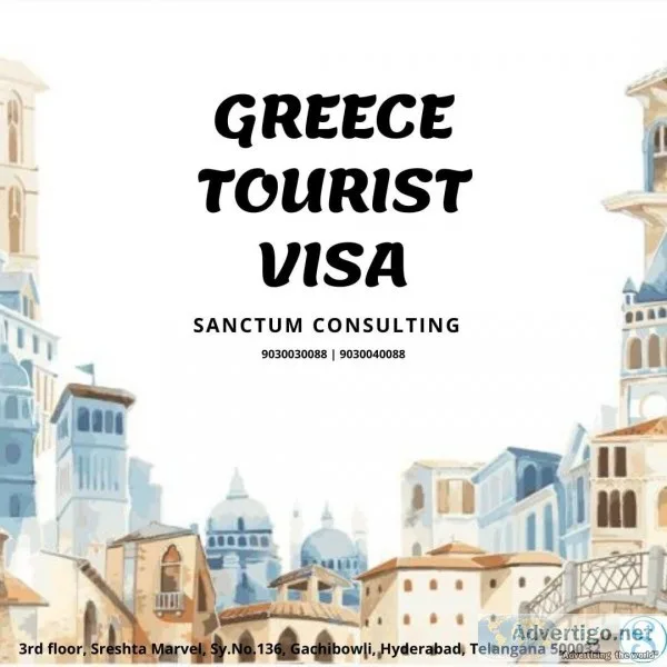 Reach Sanctum for Greece Tourist Visa Assistance
