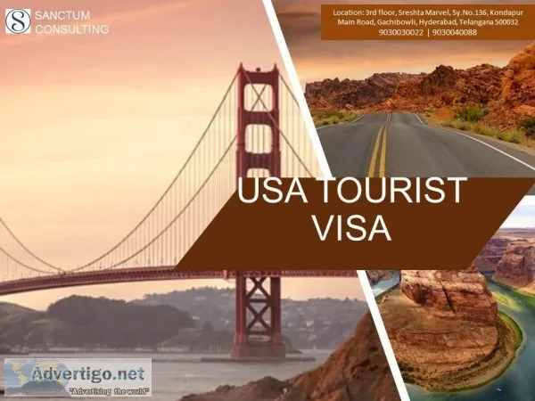 Apply for USA Tourist Visa &ndash Contact Sanctum Consulting