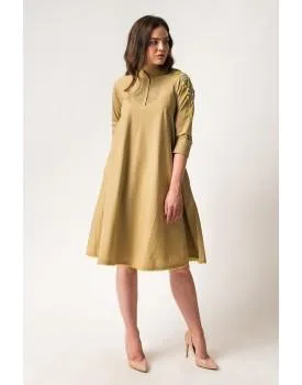 Poppy Sand Midi Dress
