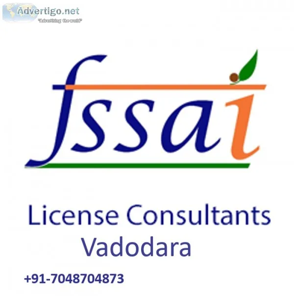 FSSAI license in Vadodara