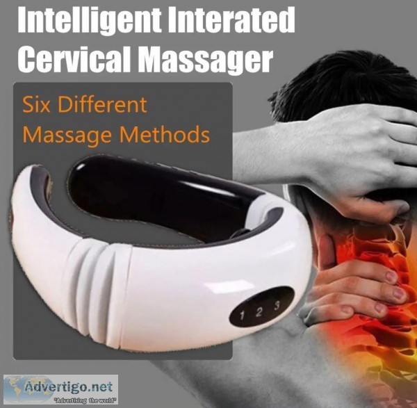 Hot Electric Cervical Neck Support Massager Body Shoulder Relax 