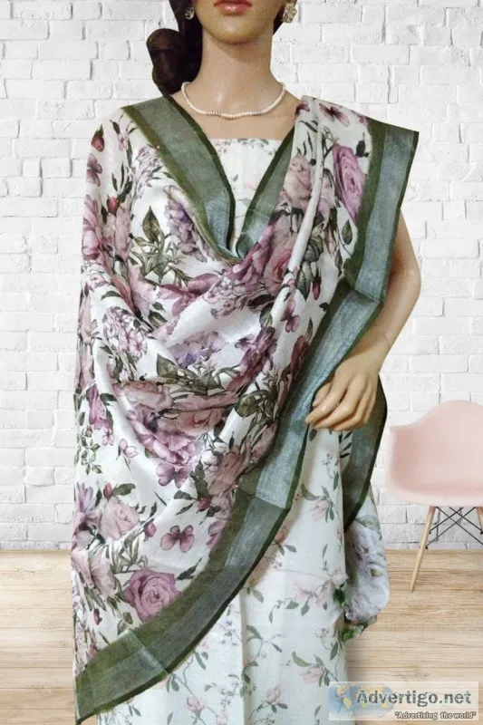 Buy digital printed crepe suit fabric | luxurionworldcom