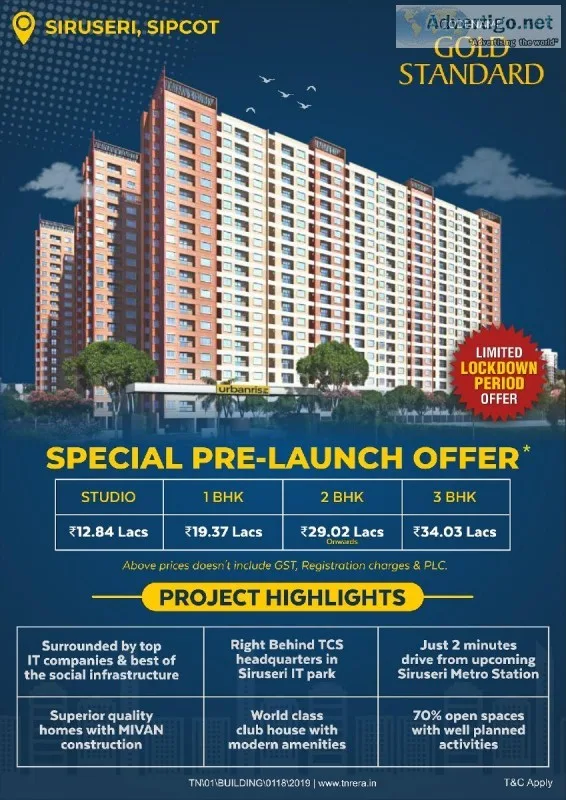 Apartments in Siruseri