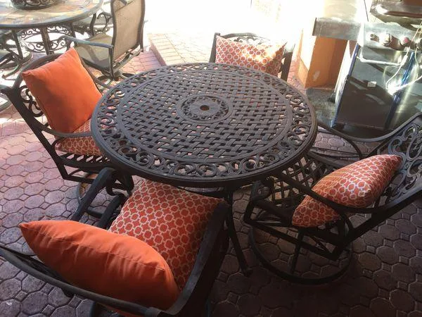 CUSTOM ALUMINUM PATIO SET