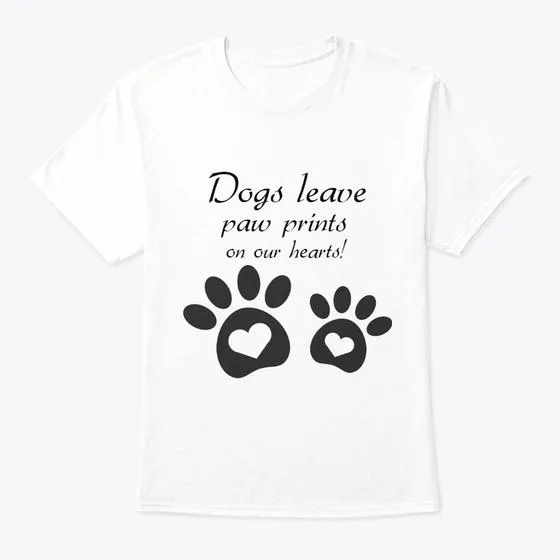 Dogs Paws T-shirt