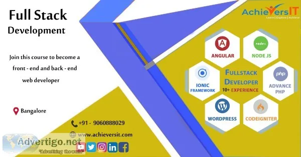 Best web development training institute