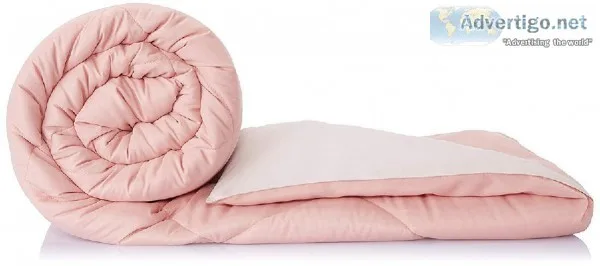 Amazon Brand - Solimo Microfibre Reversible Comforter Single (Co