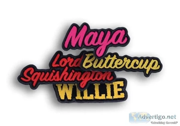 Buy Name Patches Custom Name Patches Embroidered Name Patches - 