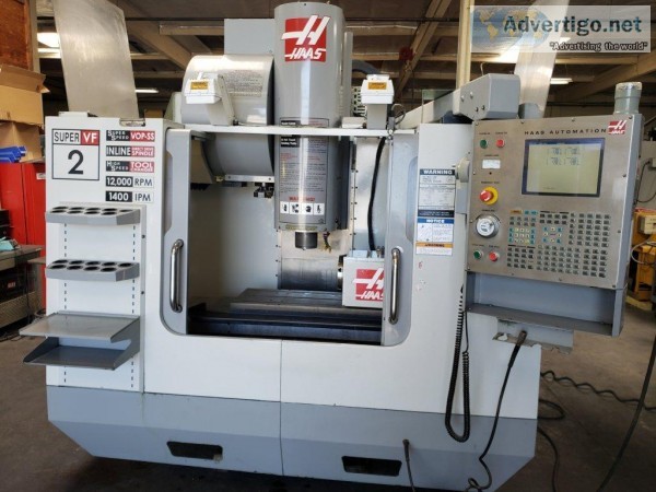 HAAS VF-2SS Full 4-Axis CNC Vertical Machining Center w HRT-210 