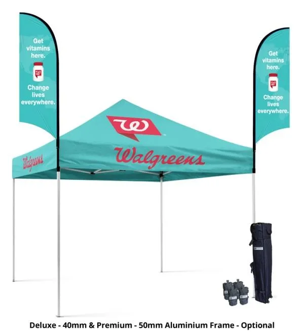 Promotional Pop Up Tents With Custom Printed Graphics - Georgia