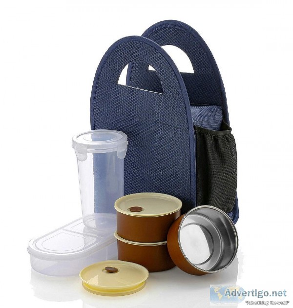 Shree Hari Har Portable Thermal Insulated TiffinLunch Box Carry 