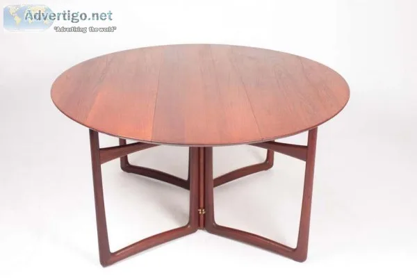 MID CENTURY PETER HVIDT and OLGA MOLGAARD NIELSEN TEAK DINING RO