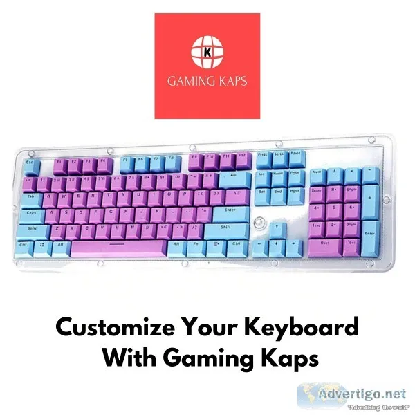 Blue  Purple Gaming Keycaps