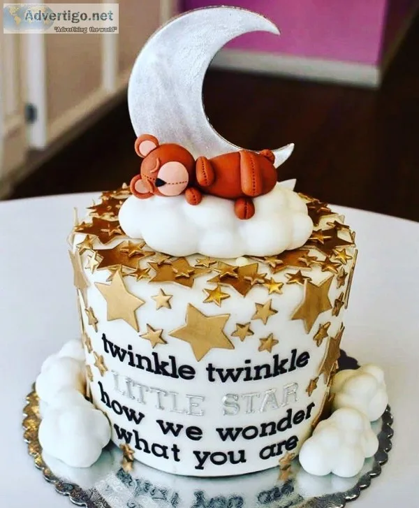Stunning happy birthday cake with name