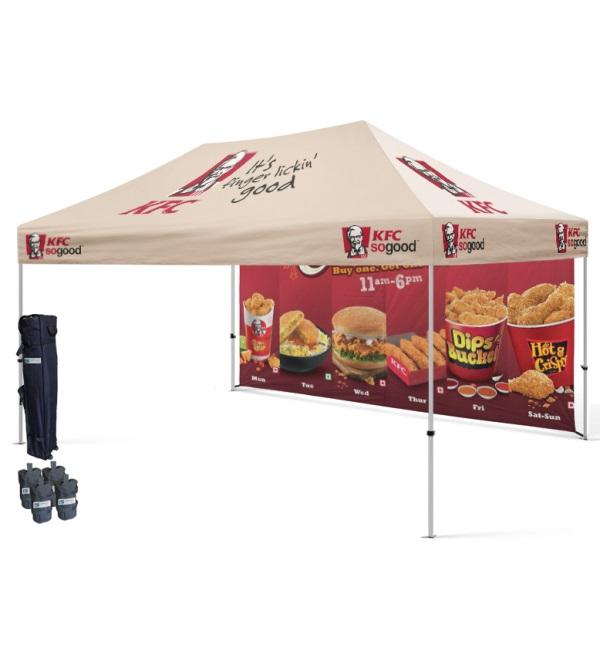 Custom Printed Event Canopies and Pop Up Tent With Your Logo