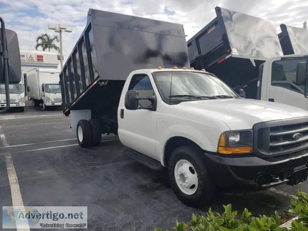 2000 Ford F350 Super Duty with a Brand New 12  Steel Dump