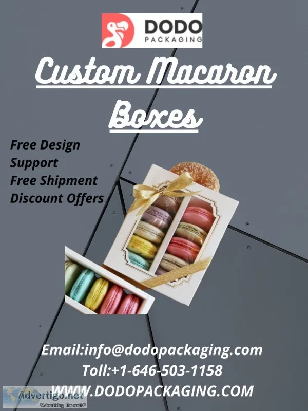 Hot Trendy Custom Macaron Boxes  Custom Macaron Boxes