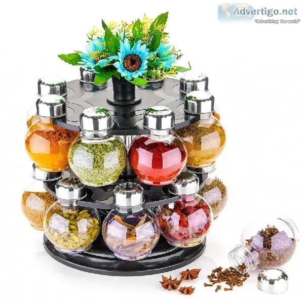 Shree Hari Har 360 Degree Revolving Round Shape Transparent Spic