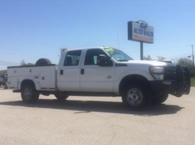 2013 Ford F350 Diesel Utility Crewcab 4x4 10899