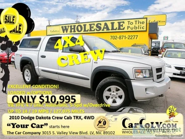 2010 Dodge Dakota Crew Cab TRX 4WD