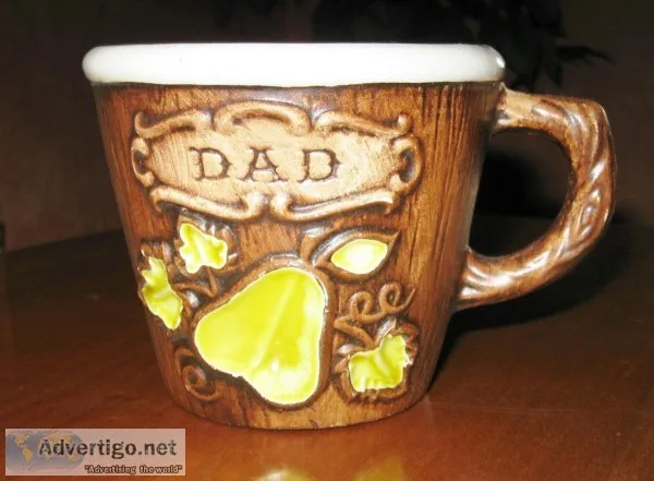 Vintage Treasure Craft Compton CA USA Ceramic Handmade Faux Wood