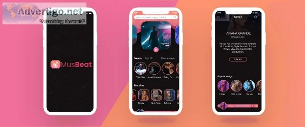 MusBeat - On-Demand Music and Live Streaming App Development
