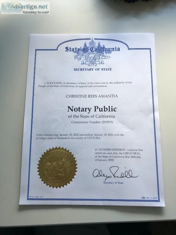 Mobile Notary Cheap fees and open availability