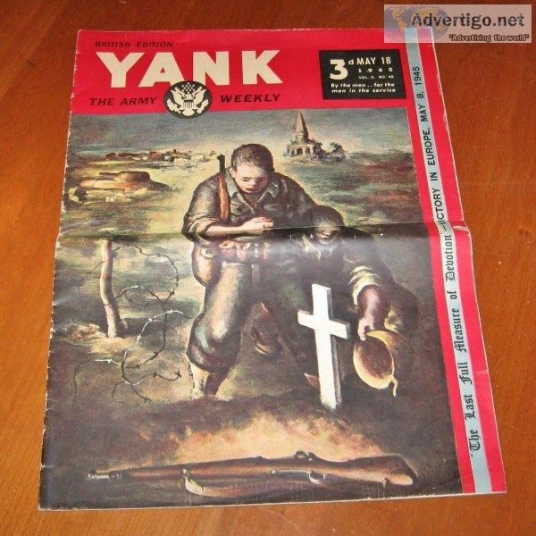 Yank The Army Weekly   News Paper Magazine British Edition Vol. 