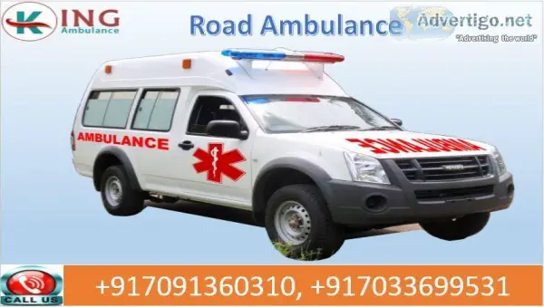 Recruit Hi-tech Road Ambulance Service in Purnia by King Ambulan