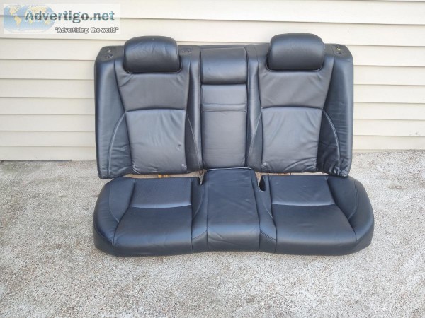 2007 lexus es350 rear black leather seat