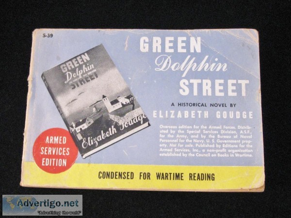 1944 Green Dolphin Street Elizabeth Goudge World War II Souvenir